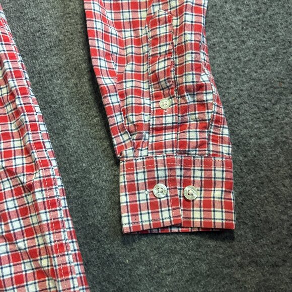 Vintage Cruel Girl Women's Size S Blue Red Plaid Long Sleeve Button Down Shirt‎ - Picture 8 of 11